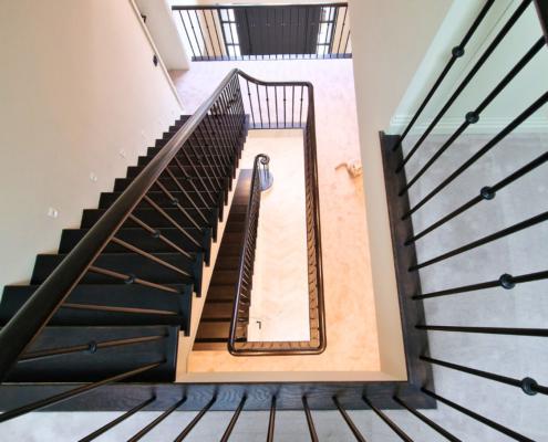 Striking and enduring staircase feature in 'Alderton'
