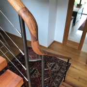 Handrail manufacturing Self-build project Teak handrails 3D design Free-issue teak Maritime applications Outdoor balustrades Durable hardwood Expensive hardwood 90 degree wreaths Corners and straight rails Mechanical fixing bolts Perfect alignment