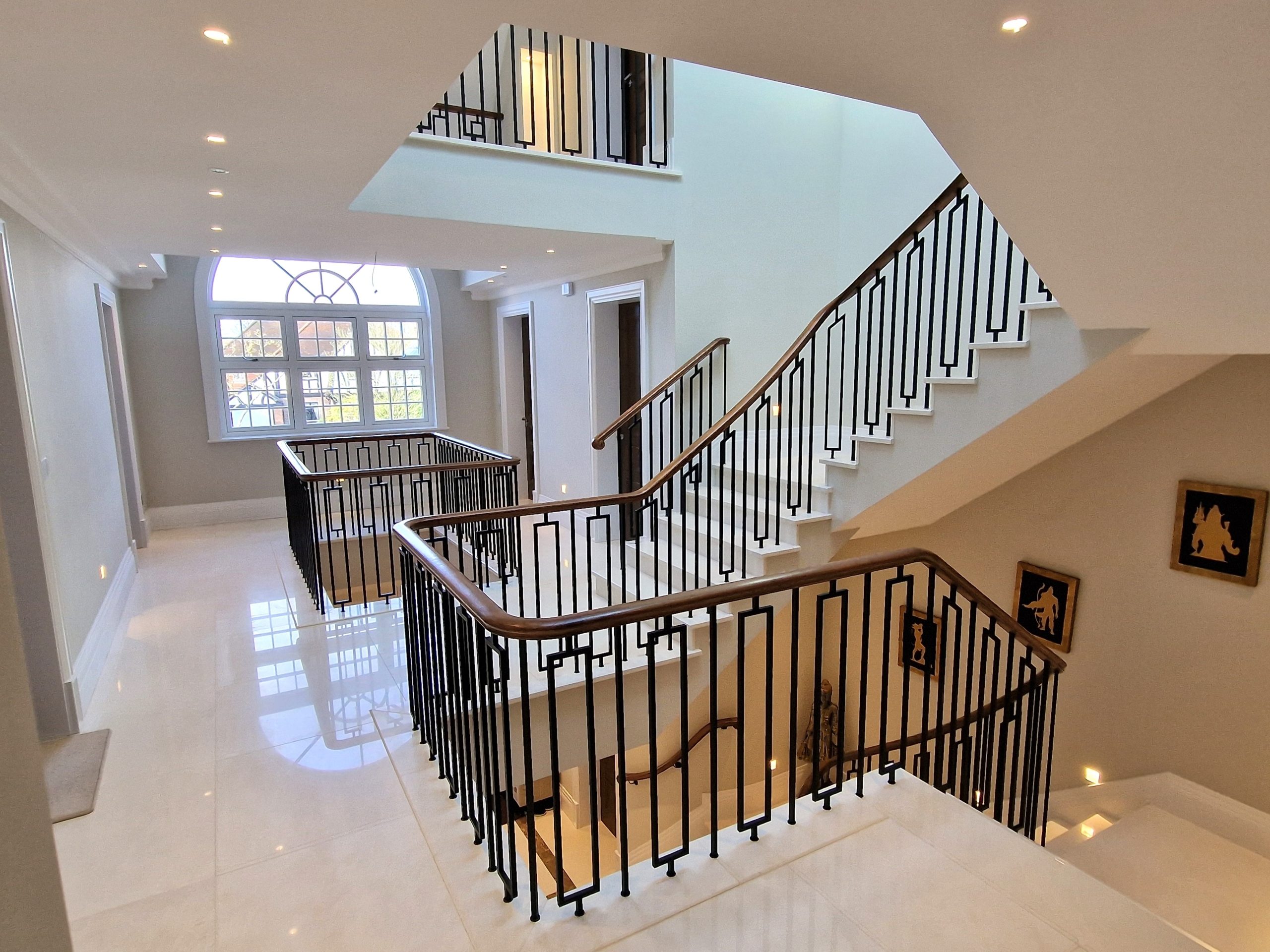 large staircase open plan