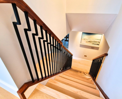 Sapele Handrails for Luxury Home Design