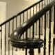 Black gloss handrail scroll