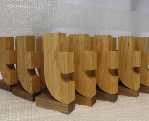 Trophies Handrail Creations Business awards Design awards Trophies Bespoke trophies TTJ CNC capabilities Cherished trophies Timber